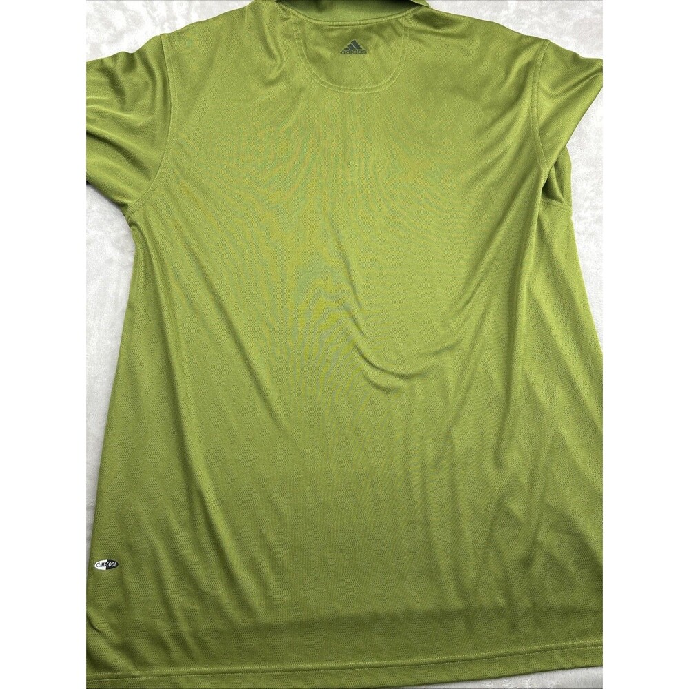 Adidas Golf Climacool Polo Shirt Men’s XL Red Lime Green Set Embroidered - Picture 12 of 13